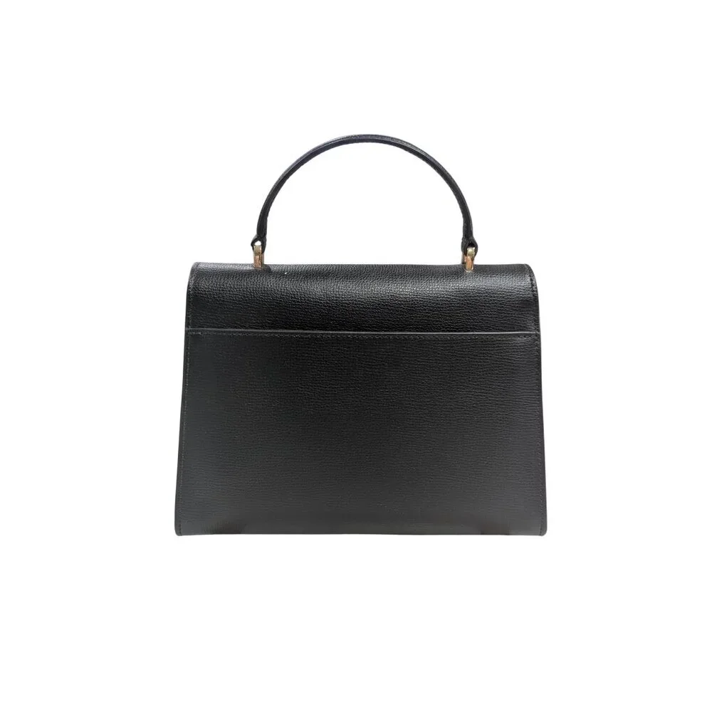 Kate Spade New York – Black Leather Top Handle Satchel (NWOT) - Picture 2 of 6